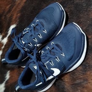 Nike Free Crosstrainers, Navy Blue, Men's 6.5, Women's 8